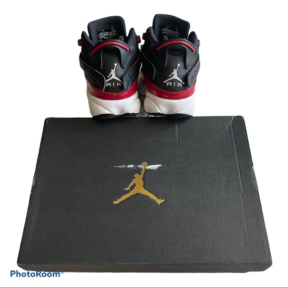 Nike Jordan 6 Rings Mens 7.5 black white red - Picture 6 of 14